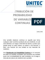 Distribución Normal Julio 2021