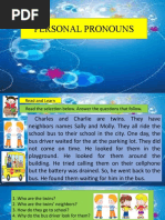 Personal Pronouns