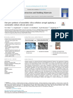 One-Pot Synthesis of Monolithic Silica-Cellulose Aerogel Applying A Sustainable Sodium Silicate Precursor