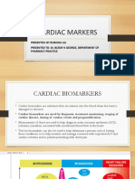 Cardiac Markers: Presented: by Rubaina Ali Presented To: Dr. Blessy K George, Department of Pharmacy Practice