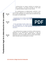 Determinación presuntiva contribuciones