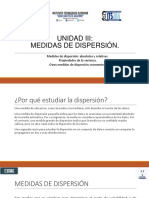 Fundamentación Teórica - Medidas de Dispersión