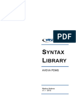 Pdms Syntax Library 2012 v1.1