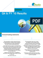 Q4 & FY '10 Results: Paris - February 23, 2011