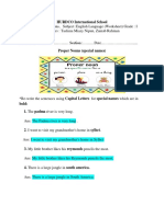 Worksheet On Proper Noun With Answers