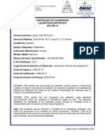 CERTIFICADO DE CALIBRACIÓN 2020-AUDIOMETRO BELL PLUS - AU1DB16201962