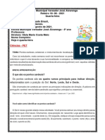 Pontos cardeais, bússola e GPS na escola