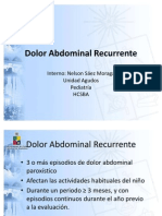 Dolor Abdominal Recurrente