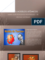 Modelos atómicos Thomson y Rutherford
