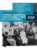 Formar Docentes: Tradiciones Y Debates en La Historia