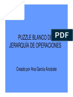 Puzzle Blanco Jerar Quia Opera C I Ones