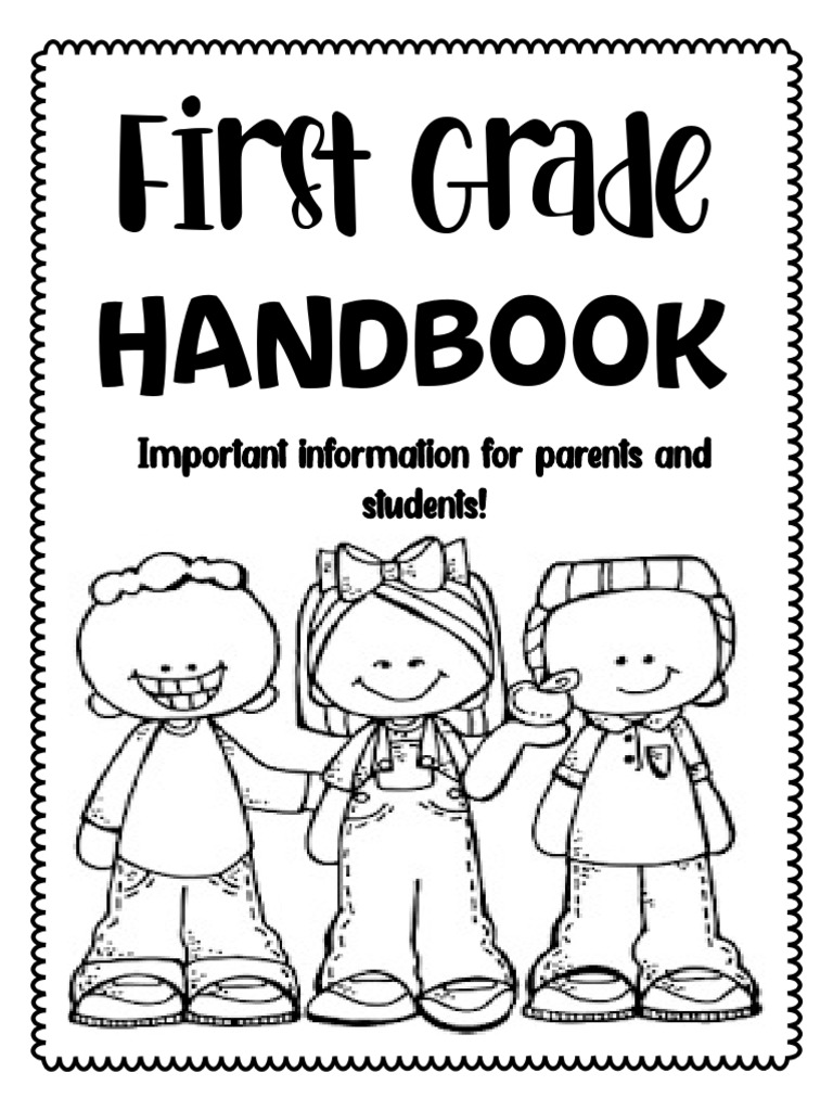First Grade: Handbook | Download Free PDF | Teachers | Pedagogy