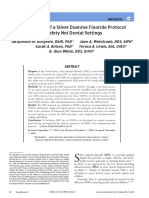 Development of A Silver Diamine Fluoride Protocol in Safety Net Dental Settings