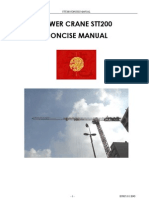 Tower Crane CONCISE - MANUAL - STT200