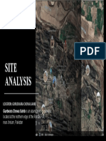 Site Analysis: Location: Gurudwara Chowa Sahib Located at The Northern Edge of The Rohtas Fort, Near Jhelum, Pakistan