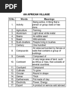 An African Village