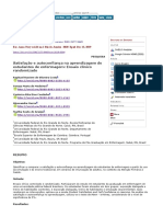 Satisfação e Autoconfiança Na Aprendizagem de Estudantes de Enfermagem - Ensaio Clínico Randomizado