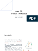 MEC - APL - ESA - AULA 7 - Treliças Isostáticas