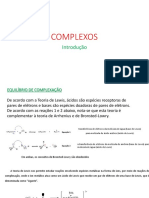 Quimica COMPLEXOS - Parte - 1