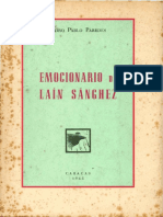 Emocionario de Lain Sanchez de Pedro Pablo Paredes Edicion 1