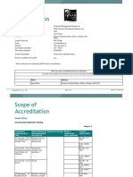 Schedule of Accreditation: Name Address