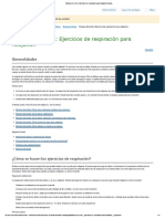 Manejo Del Estrés - Ejercicios de Respiración para Relajación - Cigna