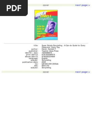 Super Simple Storytelling Storytelling Narrative