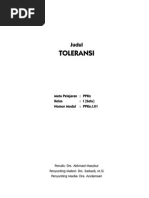 Download TOLERANSI by Rois Joehari SN51980379 doc pdf