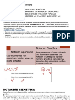 6ta Semana Notación Científica y Exponencial