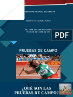 PRUEBAS DE Atletismo CAMPO  