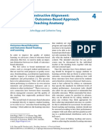 Constructive Alignment: An Outcomes-Based Approach To Teaching Anatomy