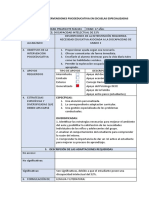 Caso Rudy Formato - Intervención - Psicoeducativa - en Escuelas - Especializadas Tarea