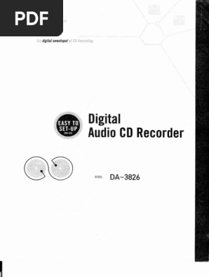 TDK DA-3826 Manual | PDF