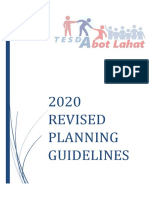 2020 Revised Planning Guidelines