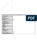 Sample of Projected Cash Flow Statement