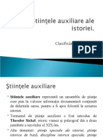 Stiintele Auxiliare Ale Istoriei - 1