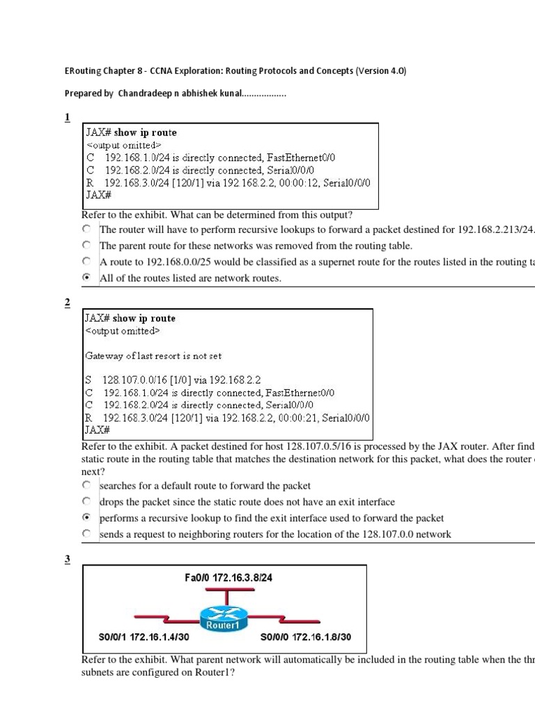 Router Packet Forwarding Analysis | PDF | Router (Computing) | Ip Address