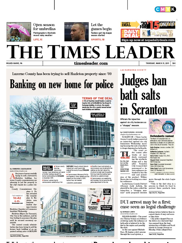 Wilkes-Barre Times Leader 3-31 | PDF | Mercury (Planet) | Wilkes Barre