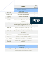 Shortcut Keys MS Word 2007