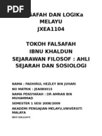 Download Ibnu Khaldun by Nur Ain Mohd Amin SN5198624 doc pdf