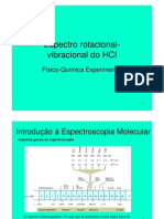 Espectro Rotacional-Vibracional Do HCL