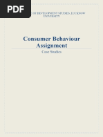 Consumer Behaviour Solved Case Study Matin Khan - BBA - Mantra