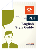 English Style Guide 2020
