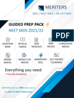 Guided Prep Pack - Neet Mds 2021-22