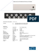 SENNHEISER 508241 ASA 214-UHF ANTENNA SPLITTER Datasheet