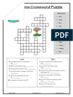 Landforms Crossword Medium