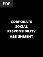 Corporate Social Responsibility