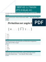 Pts Genap SBDP KD 3.4