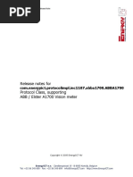 Elster - ABB A1700 IEC1107 Release Note