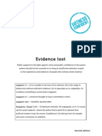 Evidence lost (2nd ed)